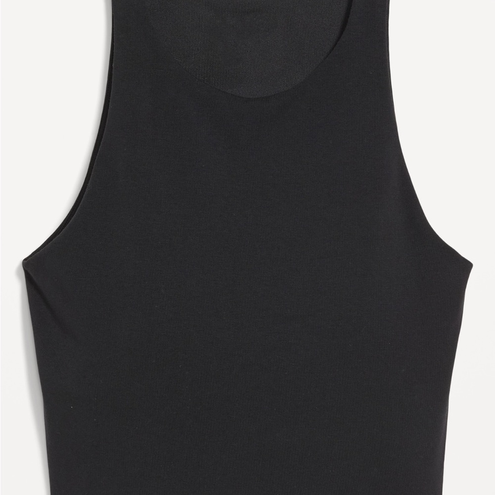 Black Sleeveless Women's Sports Bra